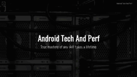 What Androidperformance.com website looked like in 2020 (5 years ago)