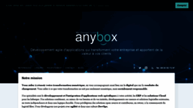 What Anybox.fr website looked like in 2020 (3 years ago)