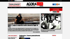 What Agoravox.it website looked like in 2020 (3 years ago)
