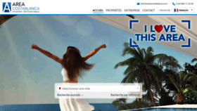 What Areacostablanca.fr website looked like in 2020 (3 years ago)