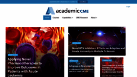 What Academiccme.com website looked like in 2020 (3 years ago)