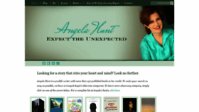 What Angelahuntbooks.com website looked like in 2020 (3 years ago)