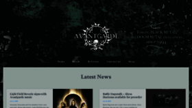 What Avantgardemusic.com website looked like in 2020 (3 years ago)