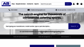 What Ascateringsupplies.co.uk website looked like in 2020 (3 years ago)