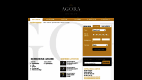What Agora-immo.fr website looked like in 2020 (3 years ago)