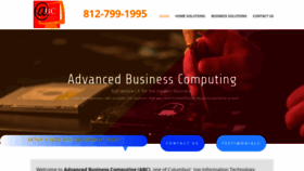 What Advancebusinesscomputing.com website looked like in 2020 (3 years ago)