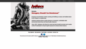 What Ambianceinc.net website looked like in 2020 (3 years ago)
