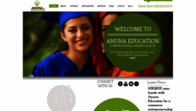 What Anuna.in website looked like in 2020 (3 years ago)