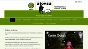 What Aloysa.nl website looked like in 2020 (3 years ago)