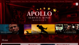 What Apollo-service-kino.de website looked like in 2020 (3 years ago)