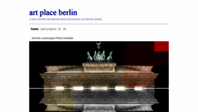 What Art-place-berlin.com website looked like in 2020 (3 years ago)