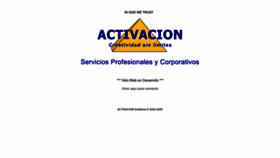 What Activacion.com.mx website looked like in 2020 (3 years ago)