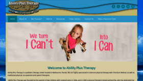 What Abilityplustherapy.com website looked like in 2020 (3 years ago)