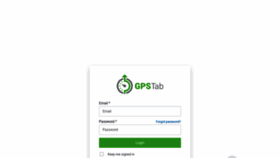 What App.gpstab.com website looked like in 2020 (3 years ago)