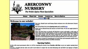 What Aberconwynursery.co.uk website looked like in 2020 (5 years ago)
