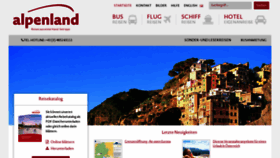 What Alpenland-reisen.at website looked like in 2020 (3 years ago)