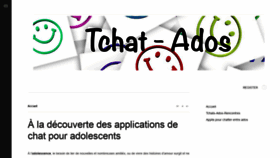 What Ados-tchat.fr website looked like in 2020 (3 years ago)
