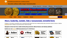 What Aurea.cz website looked like in 2020 (3 years ago)