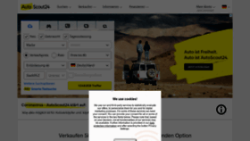 What Autoscout-24.de website looked like in 2020 (3 years ago)