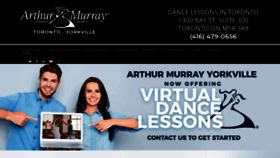 What Arthurmurraytoronto.com website looked like in 2020 (3 years ago)