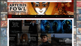 What Artemis-fowl.com website looked like in 2020 (3 years ago)