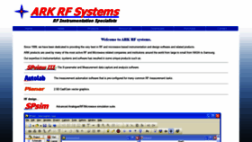 What Arkrfsystems.com website looked like in 2020 (3 years ago)