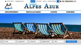 What Alpesazur.com website looked like in 2020 (5 years ago)