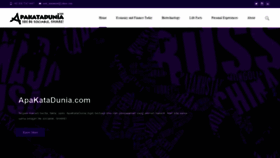 What Apakatadunia.com website looked like in 2020 (3 years ago)