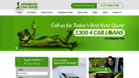 What Approvedcarloans.com.au website looked like in 2020 (3 years ago)