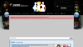 What Animezone.pl website looked like in 2020 (3 years ago)