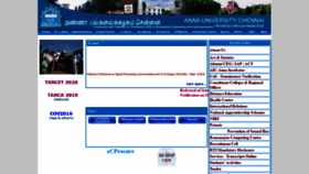 What Annauniv.edu website looked like in 2020 (3 years ago)