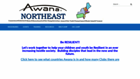 What Awananortheast.org website looked like in 2020 (3 years ago)