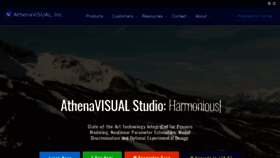 What Athenavisual.com website looked like in 2020 (3 years ago)