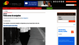 What Ausenegal.com website looked like in 2020 (3 years ago)