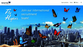 What Approachpeoplecareers.com website looked like in 2020 (3 years ago)