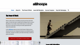 What Allihoopa.com website looked like in 2020 (3 years ago)