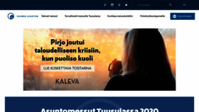 What Asuntomessut.fi website looked like in 2020 (3 years ago)