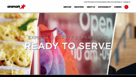 What Aramark.com website looked like in 2020 (3 years ago)
