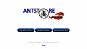 What Antshop.at website looked like in 2020 (3 years ago)