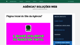 What Agencia7.com website looked like in 2020 (3 years ago)