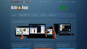 What Astroapp.com website looked like in 2020 (3 years ago)