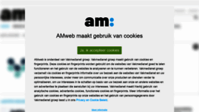 What Amweb.nl website looked like in 2020 (3 years ago)