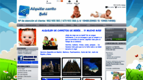 What Alquilercarritobebe.es website looked like in 2020 (3 years ago)