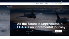 What Airbusdefenceandspace.com website looked like in 2020 (3 years ago)