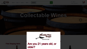 What Allendalewine.com website looked like in 2020 (3 years ago)