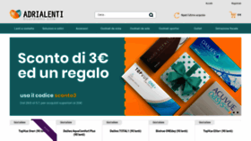 What Adrialenti.it website looked like in 2020 (3 years ago)