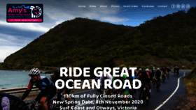 What Amysgranfondo.org.au website looked like in 2020 (3 years ago)