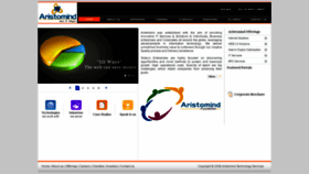 What Aristomind.com website looked like in 2020 (3 years ago)