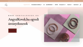 What Angyalkovek.hu website looked like in 2020 (3 years ago)