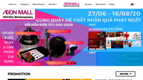 What Aeonmall-binhduongcanary-en.com website looked like in 2020 (3 years ago)